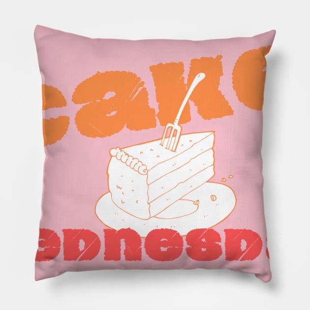 Cake Wednesday Pillow by Anastationtv 