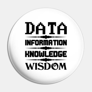 4 stages of how data is turned into wisdom Pin