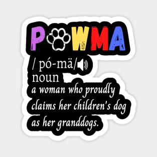 Pawma definition cute dog woman Magnet