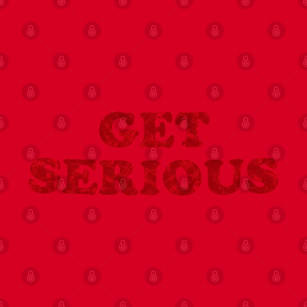 Get Serious - Retro - Red by Roufxis