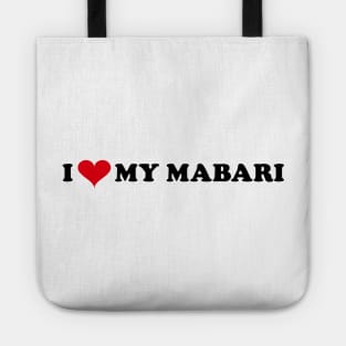 I Love My Mabari [Black Tote