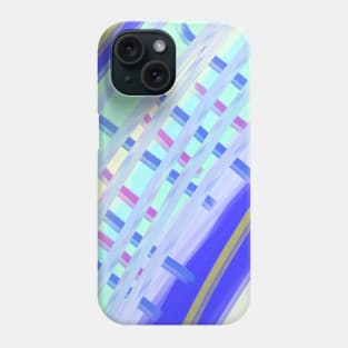 Pastel Colored Woven Pattern with Hazy Crisscrossed Lines Over Top, made by EndlessEmporium Phone Case