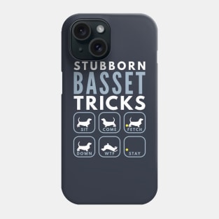 Stubborn Basset Hound Tricks - Dog Training Phone Case