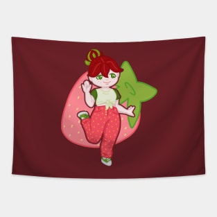 Stacy Strawberry - Fruity Friends Tapestry