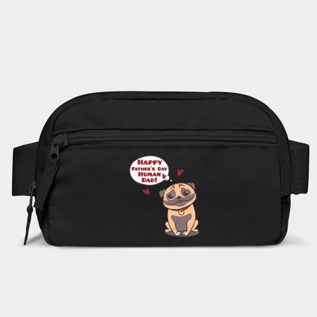 Human Dad Pug by creative