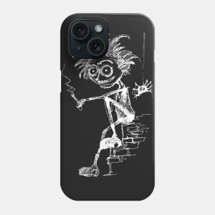 Goth boy white Phone Case