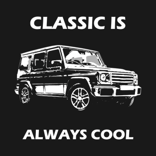 G wagon classic off road black and white T-Shirt