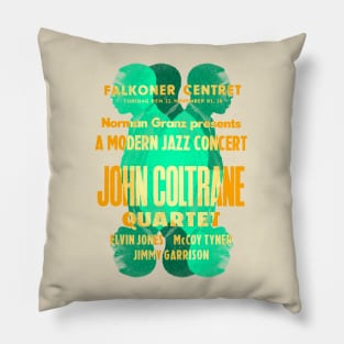 John coltrane concert graphic Pillow