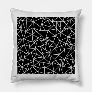 Ab Outline Line Black Pillow