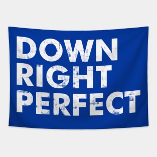 down right perfect // down syndrome Tapestry