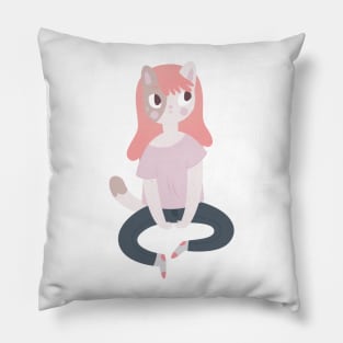 Cat Girl Pillow