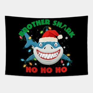 Brother Shark Ho Ho Ho Christmas Tapestry