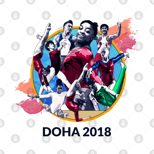 Doha 2018 Graphic (Light) by GymCastic