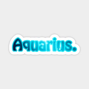 Aquarius. Magnet