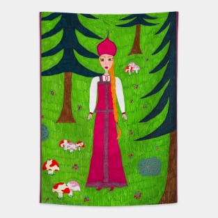 Mushroom Forest Tapestry