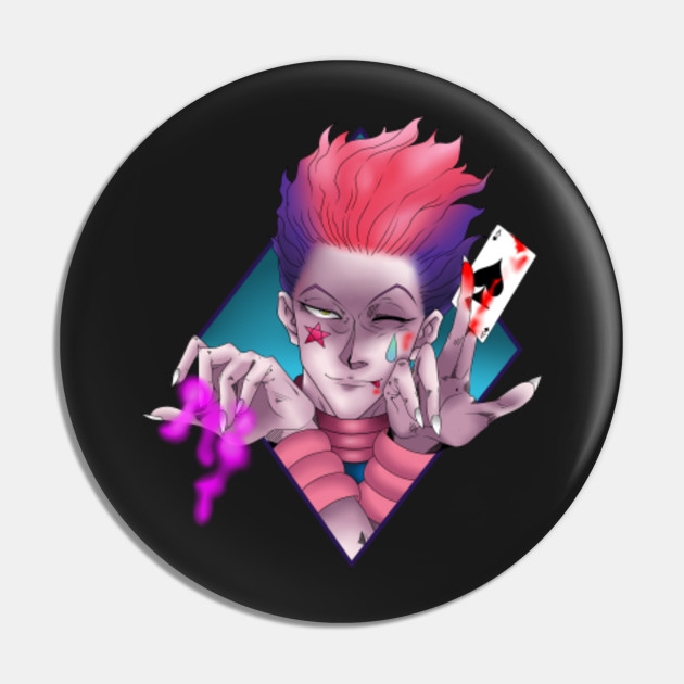 Hisoka Cards Hisoka Morow Pin Teepublic Hunter x hunter manga chapter 356 continues to get intense as we either draw to the conclusion of the fight or are getting ready to see hisoka's trump card. hisoka cards