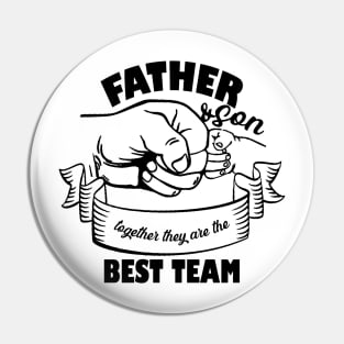 Father and son Best Team Pin