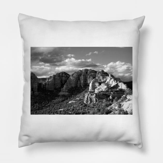 Cliffs of Sedona Pillow by briankphoto