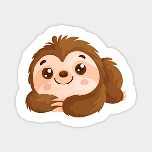 sloth with a cute look Magnet