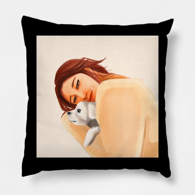 Cuddling Time Pillow by LEYUNART