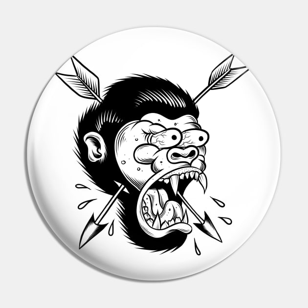 Gorilla Pin by Adorline