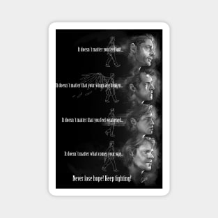 Keep Fighting - TeamFreeWill2.0 poster Magnet