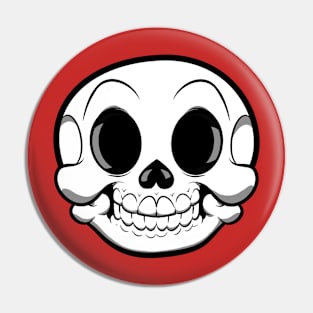 Cartoon Skull Pin