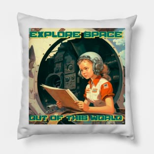 Explore space Pillow