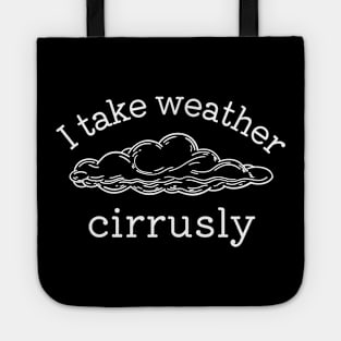 Funny Meteorology, Clouds Design, Weather Forecast Tote