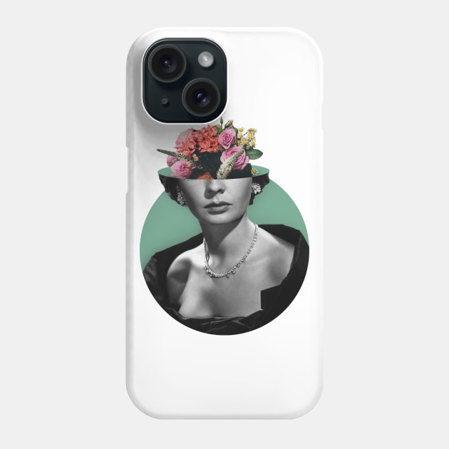 Jean Simmons Floral Phone Case by Mellamanpel