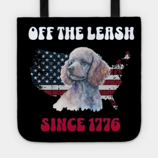 4th of July Independence Day Funny Design for Dog Lovers Tote