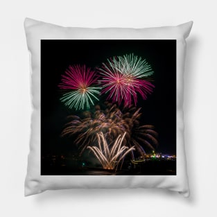 Plymouth Fireworks Pillow