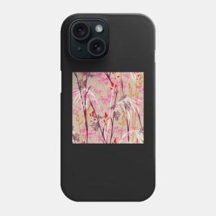 in the wild meadow - beige-pink Phone Case