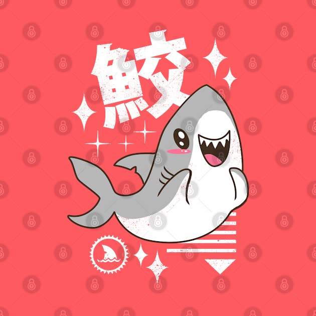 Kawaii Shark by Vincent Trinidad Art