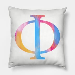 Sunrise Phi Letter Pillow