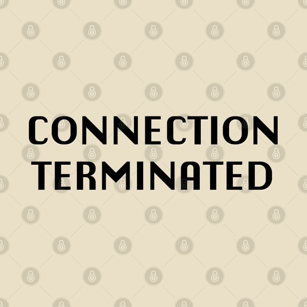 Connection Terminated by stark4n6