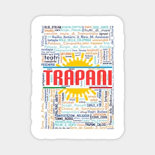 Wordart: Trapani Magnet