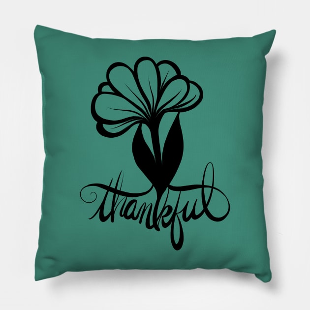 Thankful Little Sprout Pillow by bubbsnugg