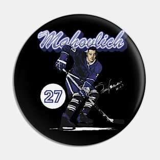 Frank Mahovlich Toronto Retro Script Pin