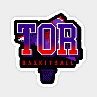 Toronto Basketball Retro Magnet