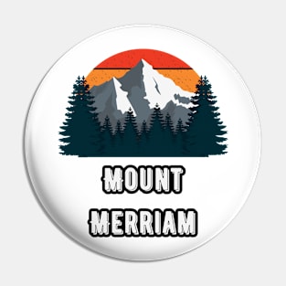 Mount Merriam Pin