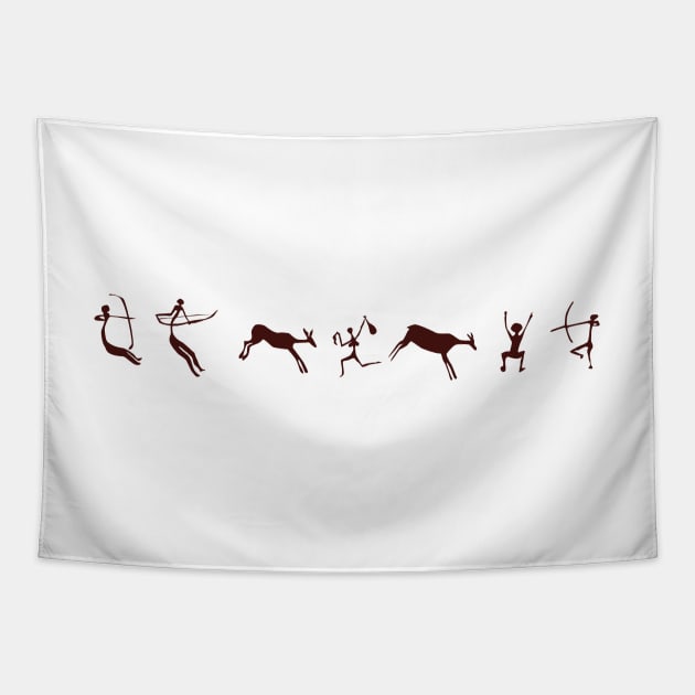 Cave painting Tapestry by vixfx