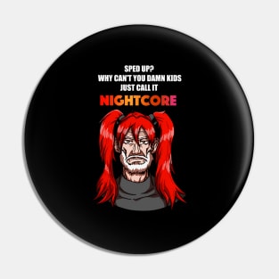 CoOf Call It Nightcore Old In Red Anime Wig (ny) Pin