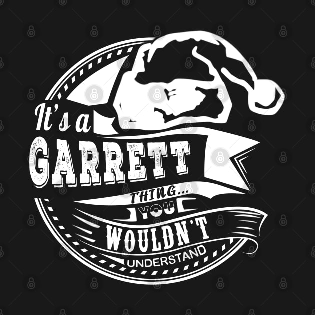 It's a Garrett thing - Hat Xmas Personalized Name Gift by Cave Store