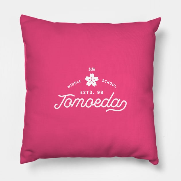 Tomoeda Middle School Pillow by asirensong