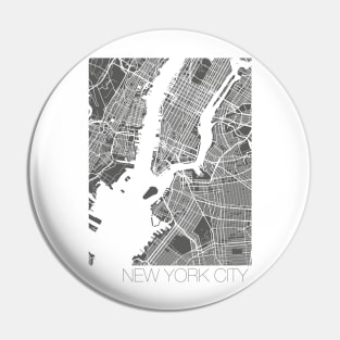 New York city map - gray Pin