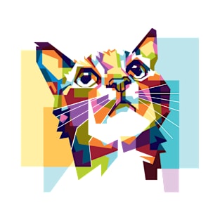 Colorful Cat hope T-Shirt