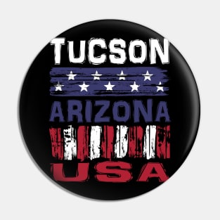 Tucson Arizona USA T-Shirt Pin