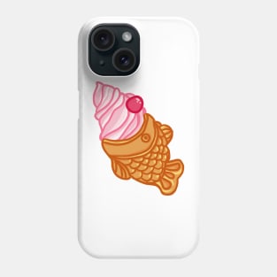 Strawberry Cream Taiyaki Phone Case