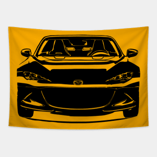 Mazda Miata MX5 IV Simple Sketch B Tapestry